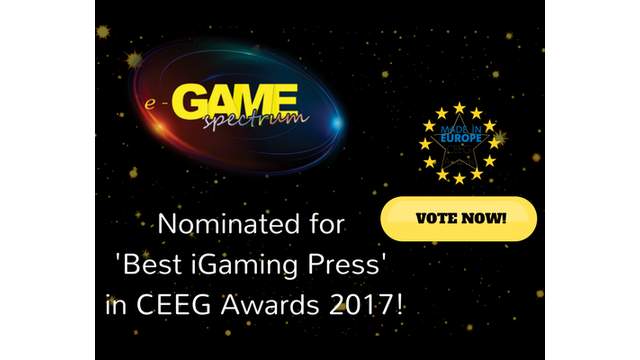 E-Game Spectrum с номинация за “Най-добра онлайн медия” в престижните награди CEEG AWARDS 2017!