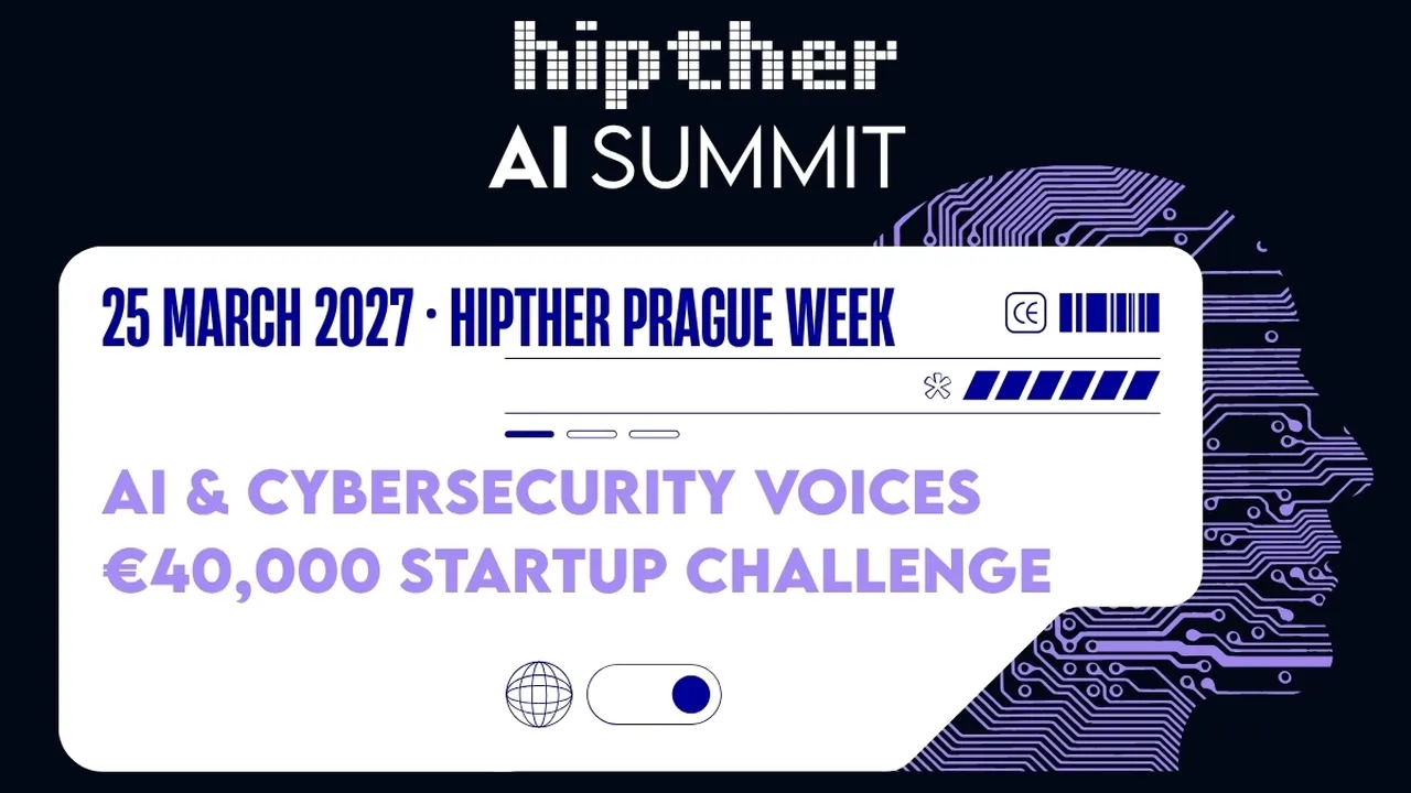 HIPTHER организира специализирана конференция за изкуствен интелект в Прага - с конкурс за стартъпи в областта на AI и киберсигурността и инвестиция от 40 000 евро