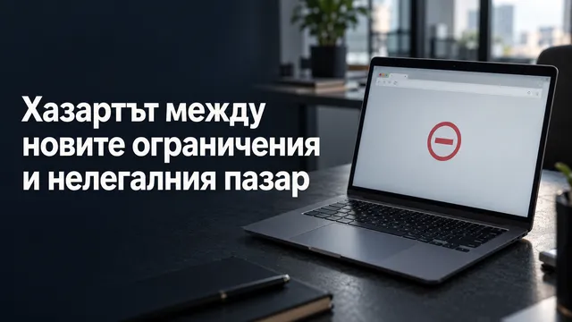 Хазартът между новите ограничения и нелегалния пазар